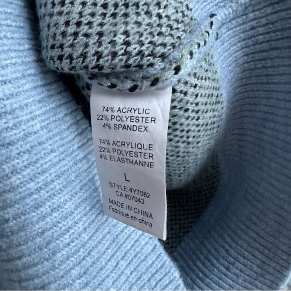 Dreamers Butterfly Print Sweater Blue size L - Picture 8 of 8